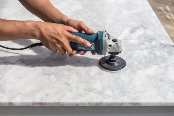 grinding marble with grinder