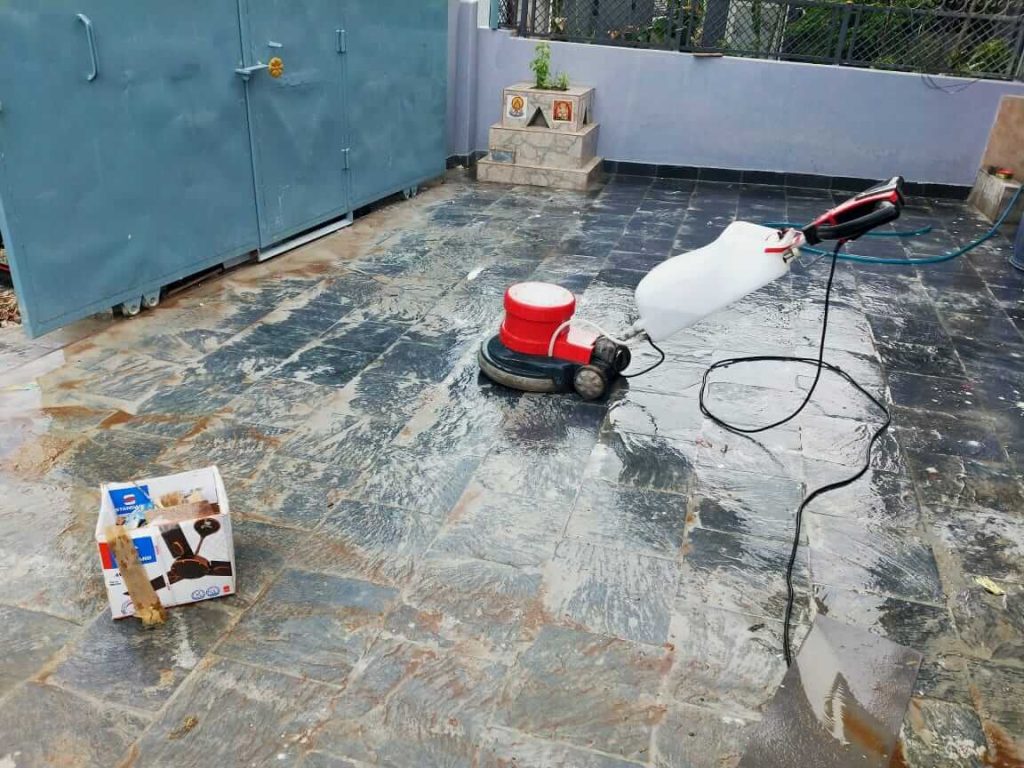 Marble cleaning and Polishing in Kathmandu valley